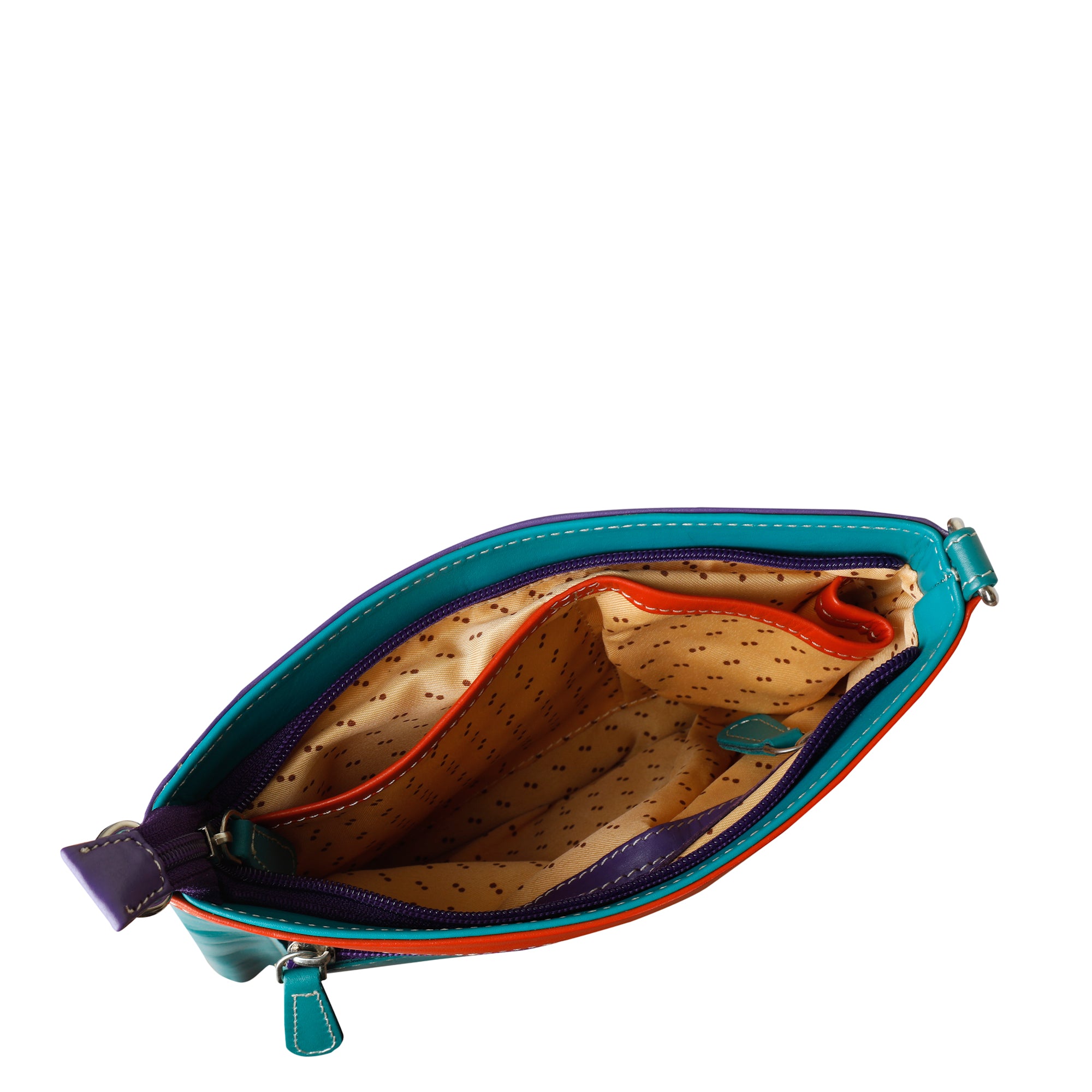 Genuine Leather Women’s Crossbody Sling Bag – Multicolour Shoulder Purse– Ladies Travel Bag for Work, Shopping & Casual Outings