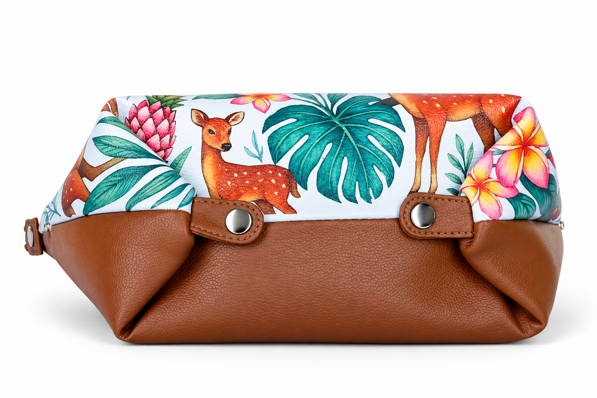 Women’s Vegan Leather 3-in-1 Printed Convertible Shoulder Bag – Stylish Top Handle Crossbody & Handbag Purse – Everyday Use