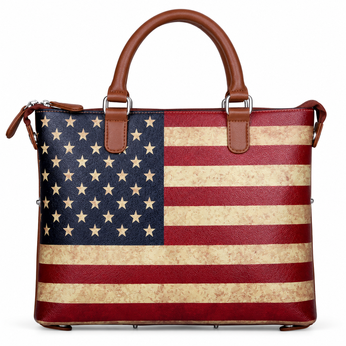 Women’s Vegan Leather 3-in-1 Printed Convertible Shoulder Bag – Stylish Top Handle Crossbody & Handbag Purse – Everyday Use