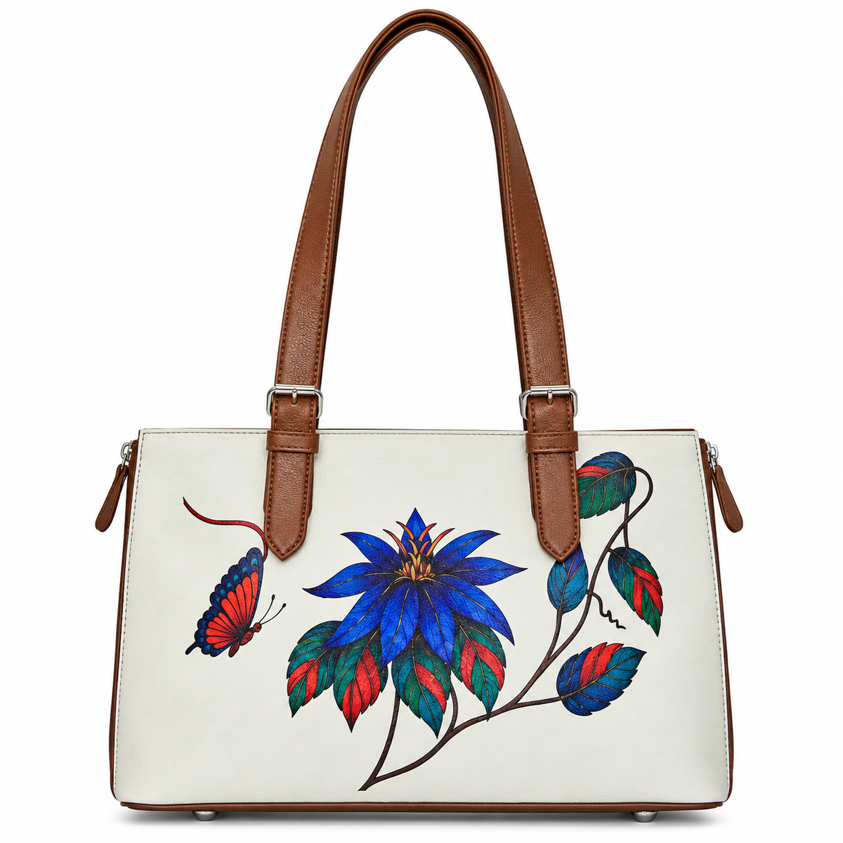 Tote Bag for Ladies'– Women's Printed Vegan Leather Shoulder, Handbag & Top Handle Purse – Travel, Work & Daily Use