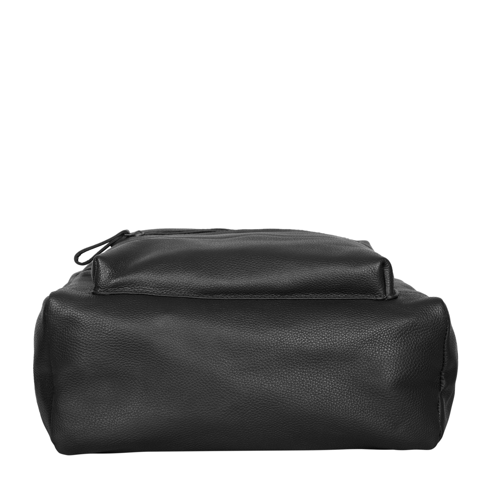 Genuine Leather Black Backpack |16" H Travel Backpack for Women & Men | Multipurpose Daypack- Business, Office, Work, Gifting