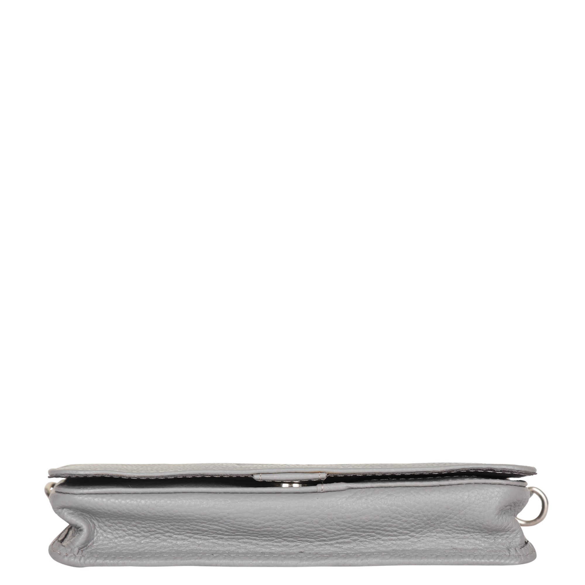 Genuine Leather Grey Crossbody Shoulder Bag for Men & Women – Sling Messenger Bag for Work, Business, Travel & Daily Use