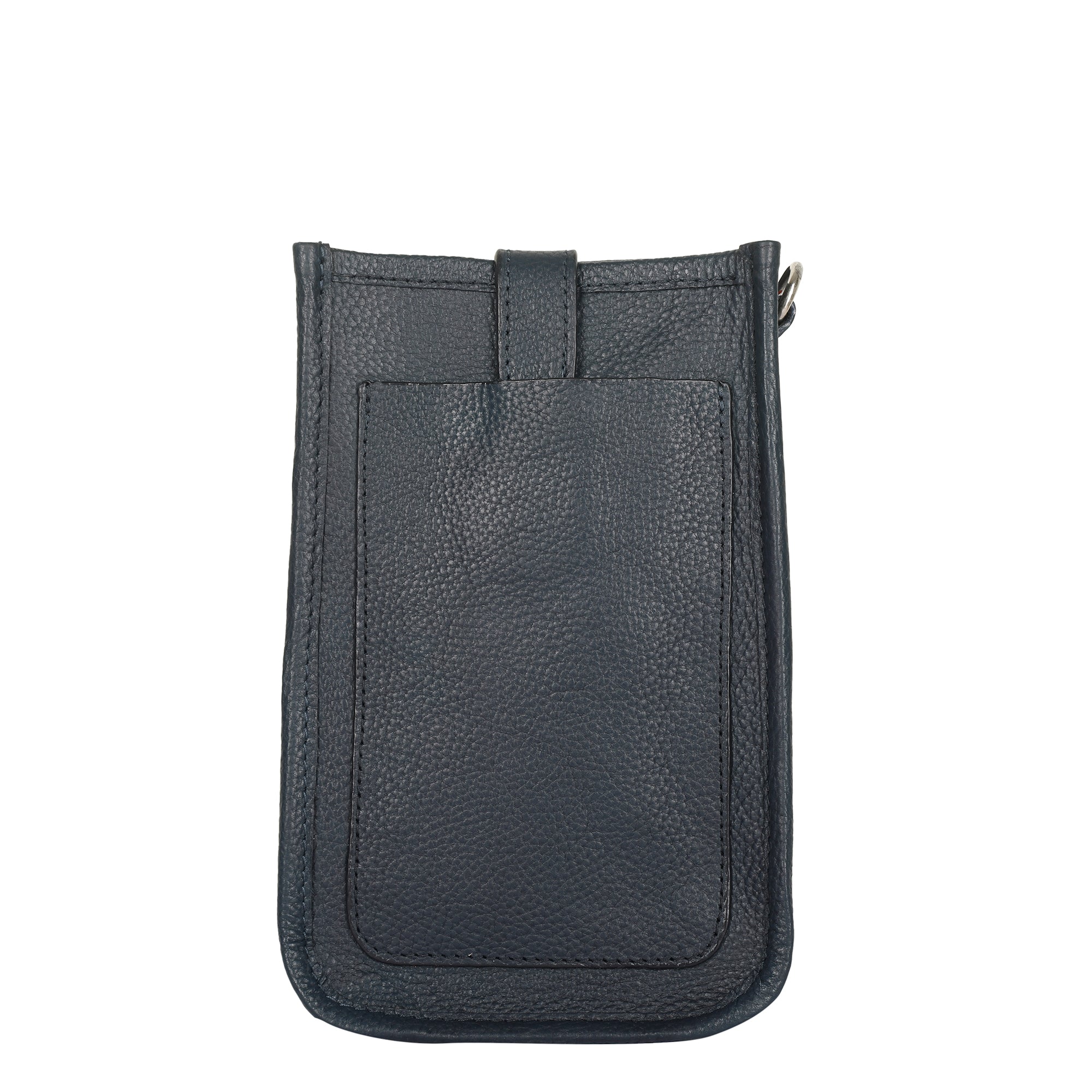 Navy Blue -Leather Crossbody Phone Sling Wallet Bag – Shoulder Messenger Bag for Daily Use, Work & Travel for Men and Women