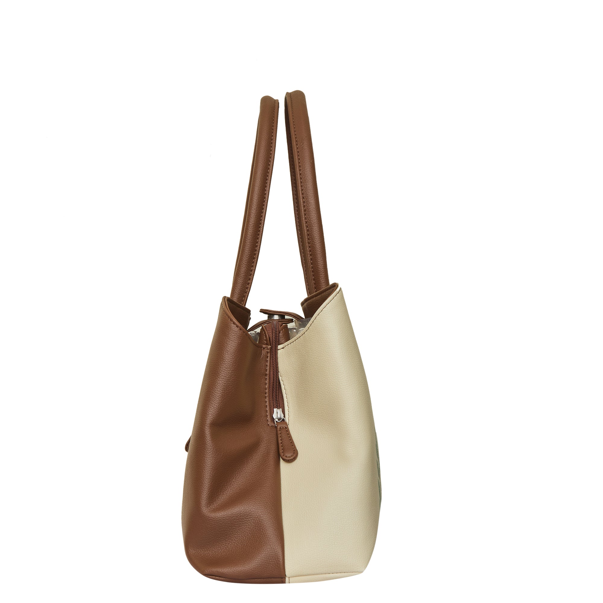 Genuine Leather Printed Carryall Tote for Women – Stylish Shoulder, Top Handle & Handbag for Ladies – Office, Work, Travel & Daily Use