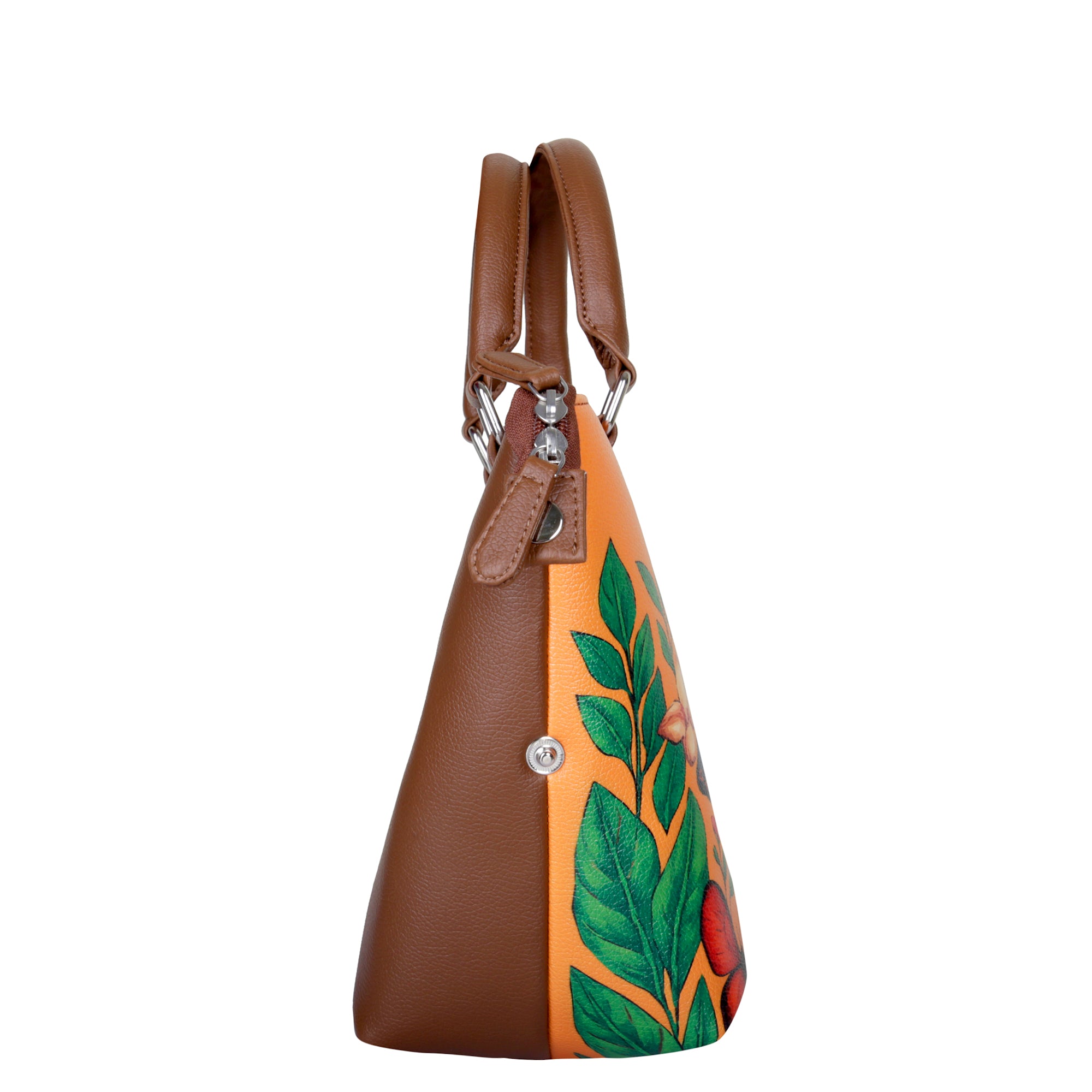 Women’s Genuine Leather 3-in-1 Printed Convertible Shoulder Bag – Stylish Top Handle Crossbody & Handbag Purse – Everyday Use