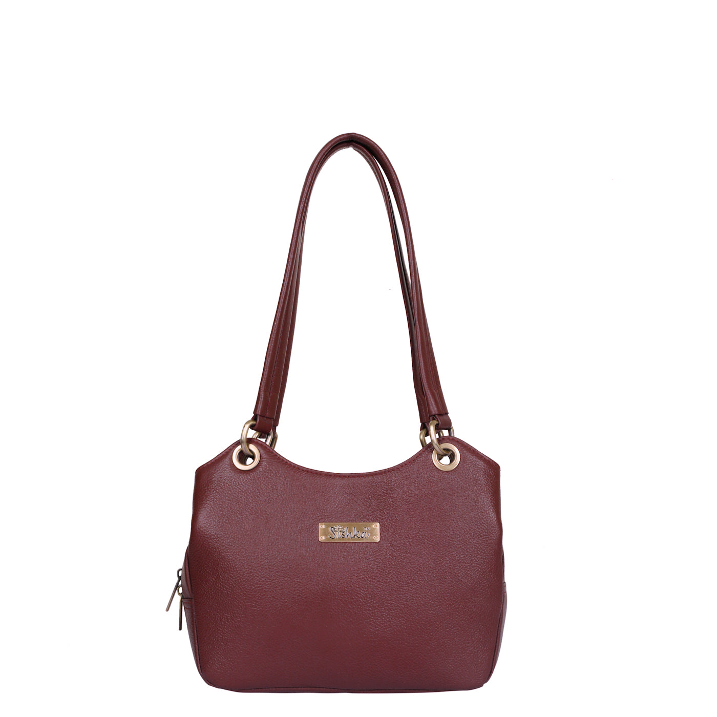Cherry Red Genuine Leather Satchel Bag – Women’s Designer Tote Handbag