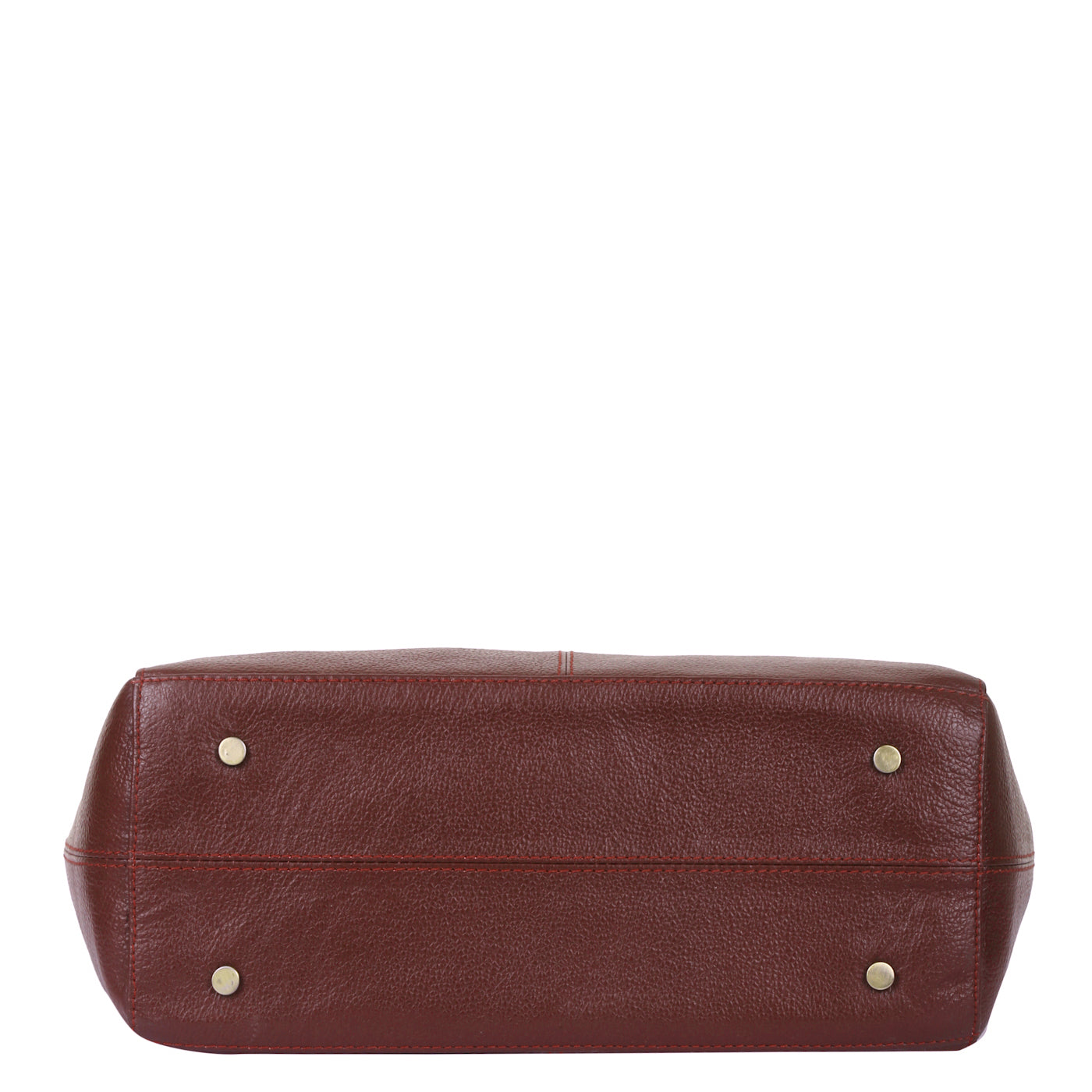 Brown Genuine Leather Tote Bag – Women’s Classic Shoulder Handbag