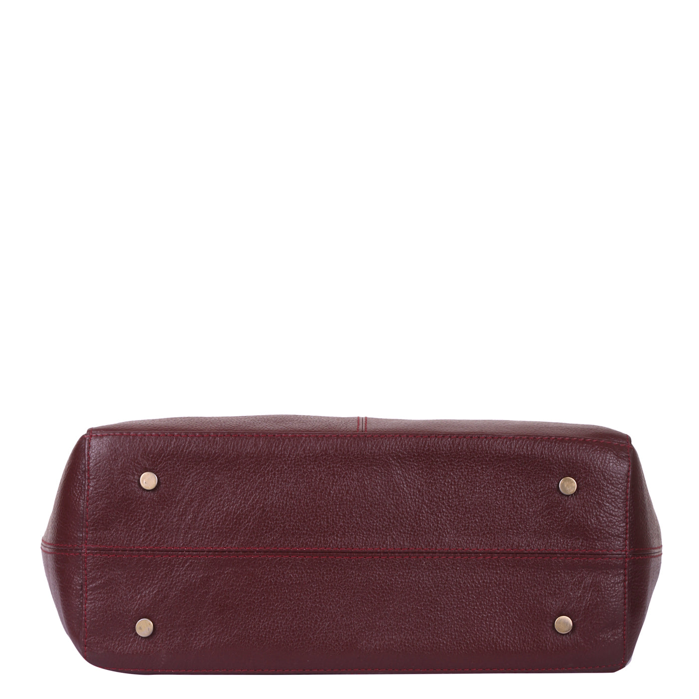 Sishka Cherry Red Tote Bag for Women – Classic Genuine Leather Shoulder Handbag, Stylish Top Handle Satchel, Spacious Ladies Purse, Ideal for Everyday Use (H 12" x W 15.25" x D 4.75").