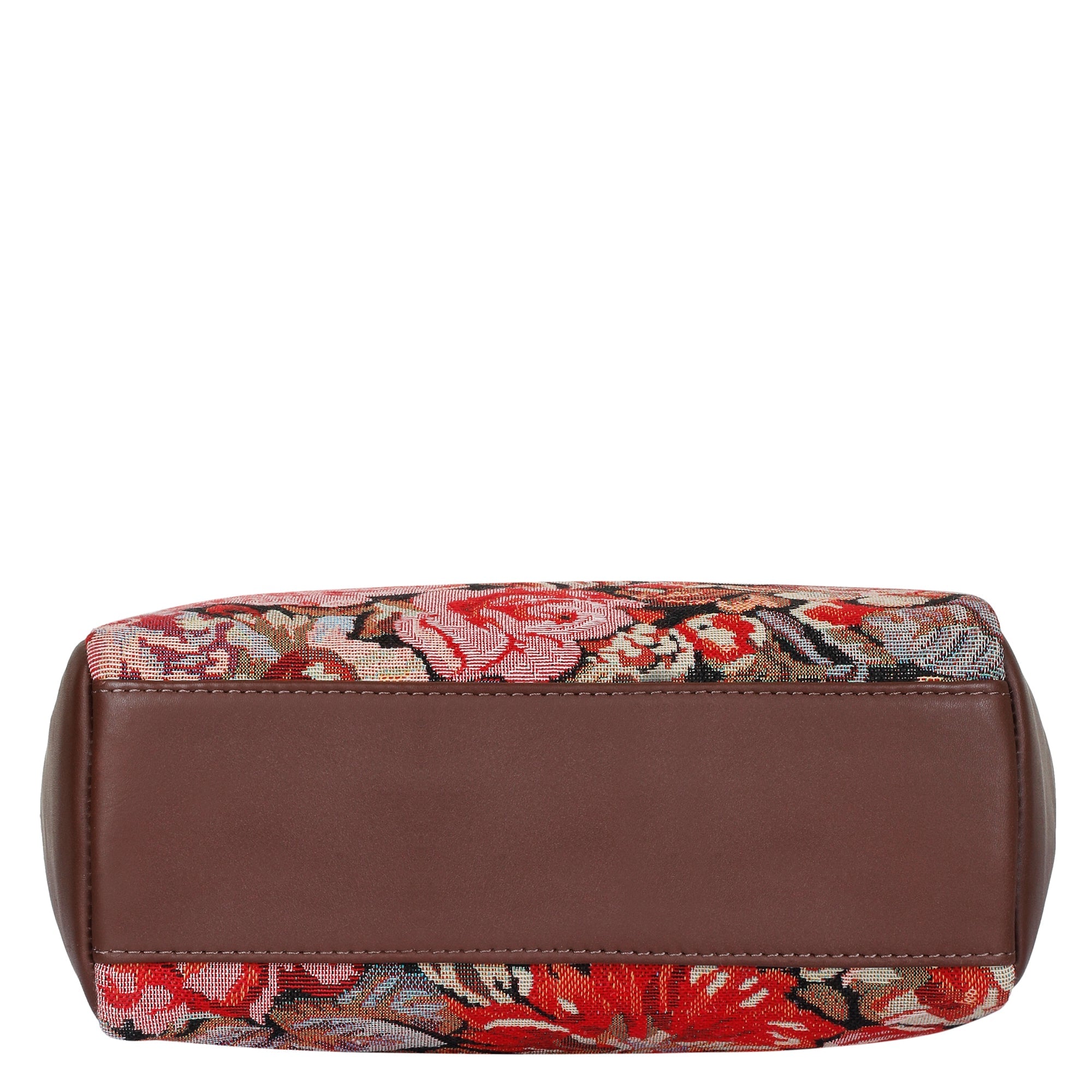 Women's Floral Tapestry Hobo Bag | Stylish Leather-Trimmed Shoulder & Crossbody Purse for Daily Essentials