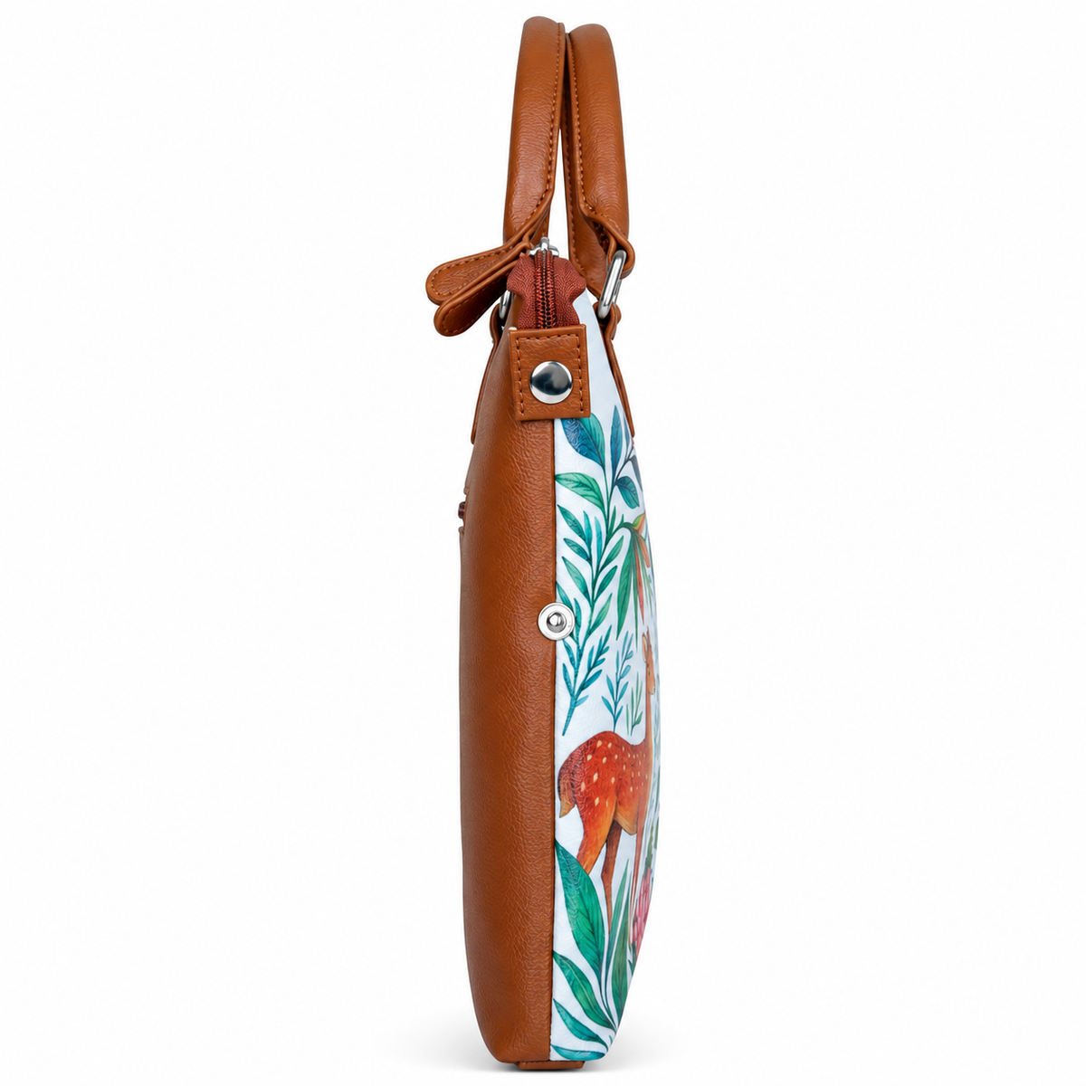 Women’s Vegan Leather 3-in-1 Printed Convertible Shoulder Bag – Stylish Top Handle Crossbody  & Handbag  Purse – Everyday Use