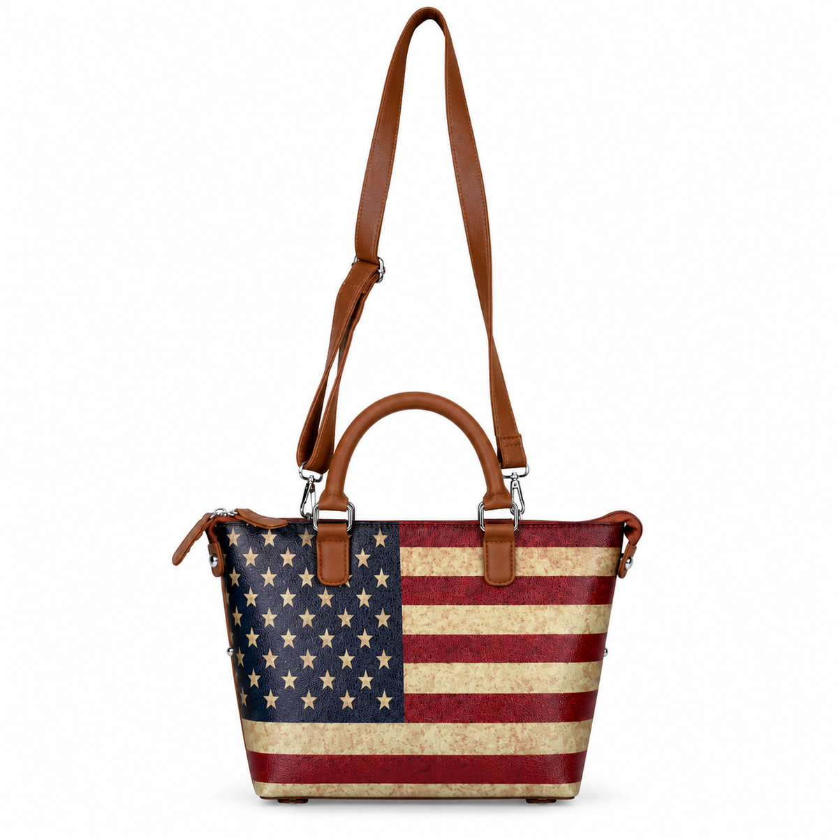 Women’s Vegan Leather 3-in-1 Printed Convertible Shoulder Bag – Stylish Top Handle Crossbody  & Handbag  Purse – Everyday Use
