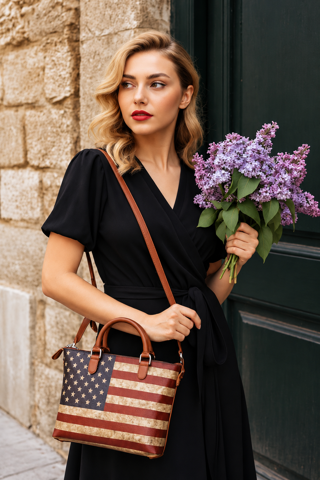 Women’s Vegan Leather 3-in-1 Printed Convertible Shoulder Bag – Stylish Top Handle Crossbody  & Handbag  Purse – Everyday Use