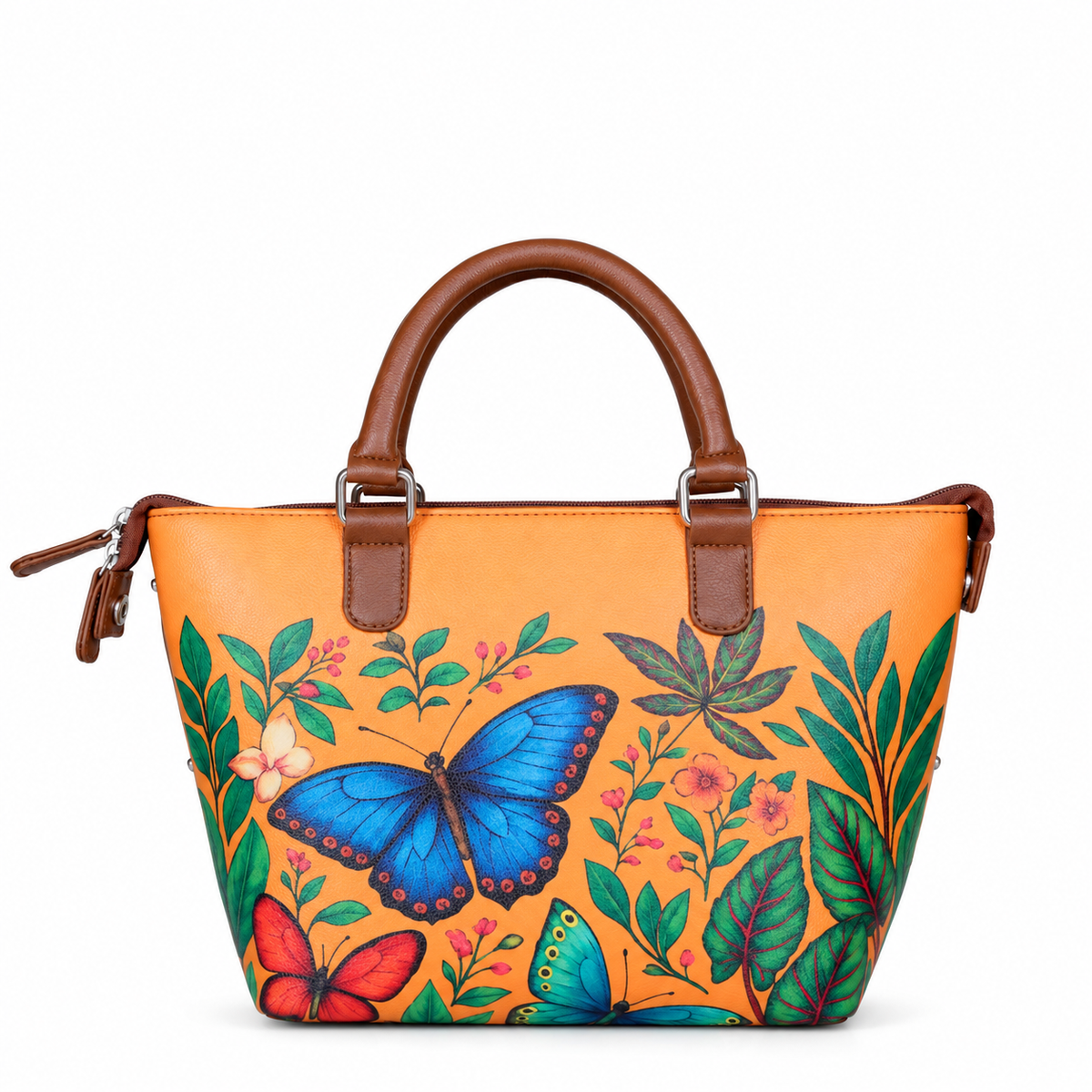 Women’s Vegan Leather 3-in-1 Printed Convertible Shoulder Bag – Stylish Top Handle Crossbody  & Handbag  Purse – Everyday Use