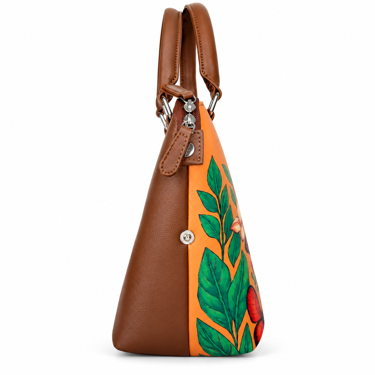 Women’s Vegan Leather 3-in-1 Printed Convertible Shoulder Bag – Stylish Top Handle Crossbody  & Handbag  Purse – Everyday Use