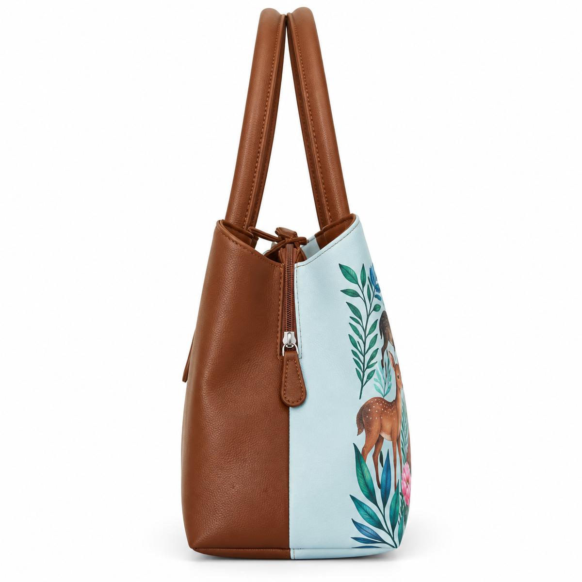 Vegan Leather Printed Carryall Tote for Women – Stylish Shoulder, Top Handle & Handbag for Ladies – Office, Work, Travel & Daily Use