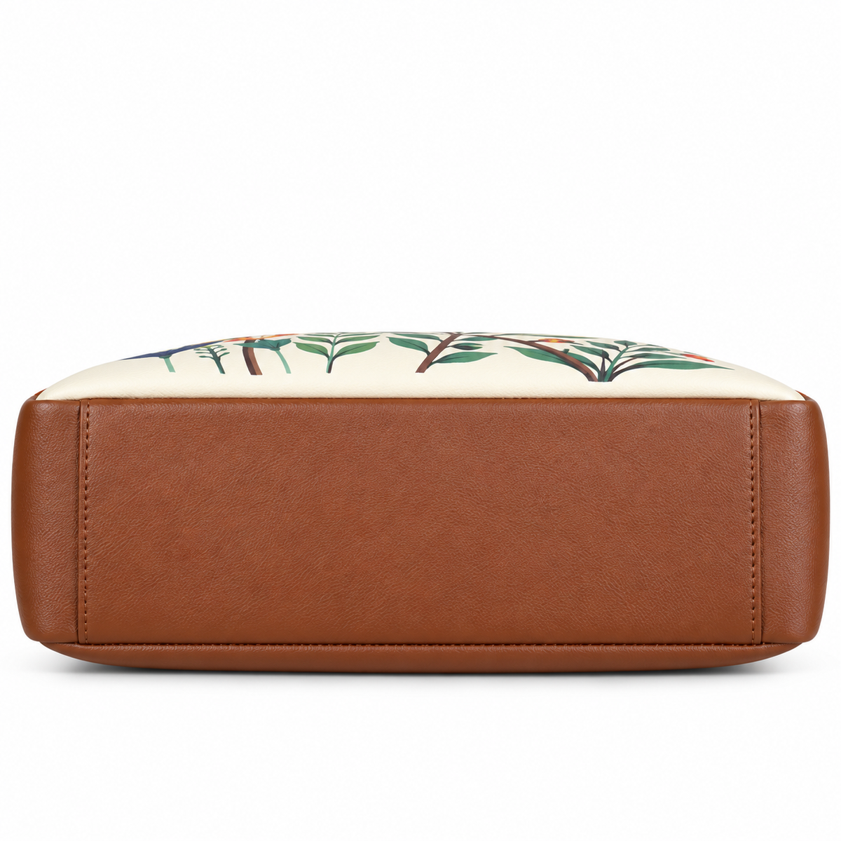 Leather Crossbody Bag for Women with Top Handle – Versatile Printed Vegan Shoulder, Tote & Business Handbag – Work, Travel & Daily Use