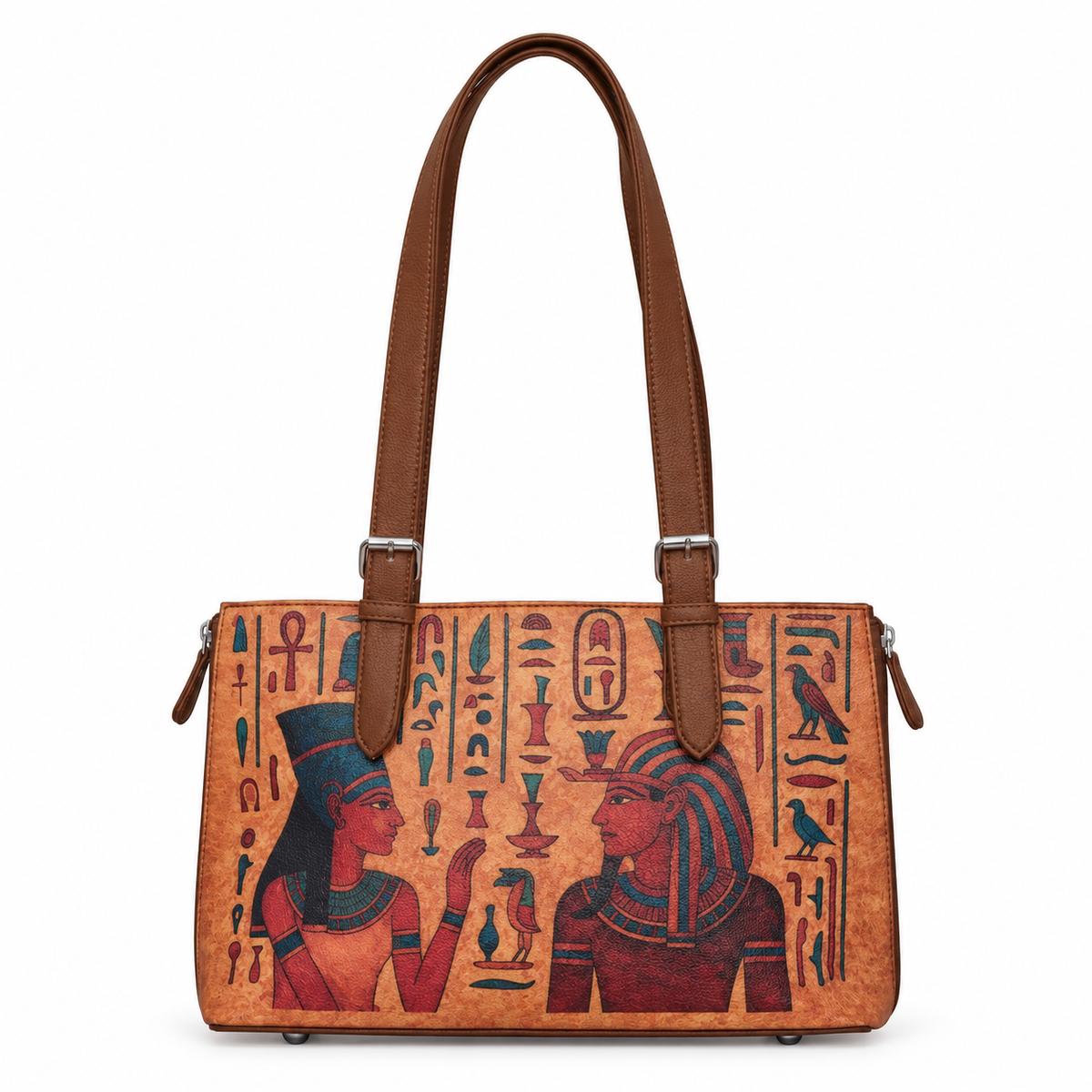 Tote Bag for Ladies'–  Women's Printed Vegan Leather Shoulder, Handbag & Top Handle Purse – Travel, Work & Daily Use