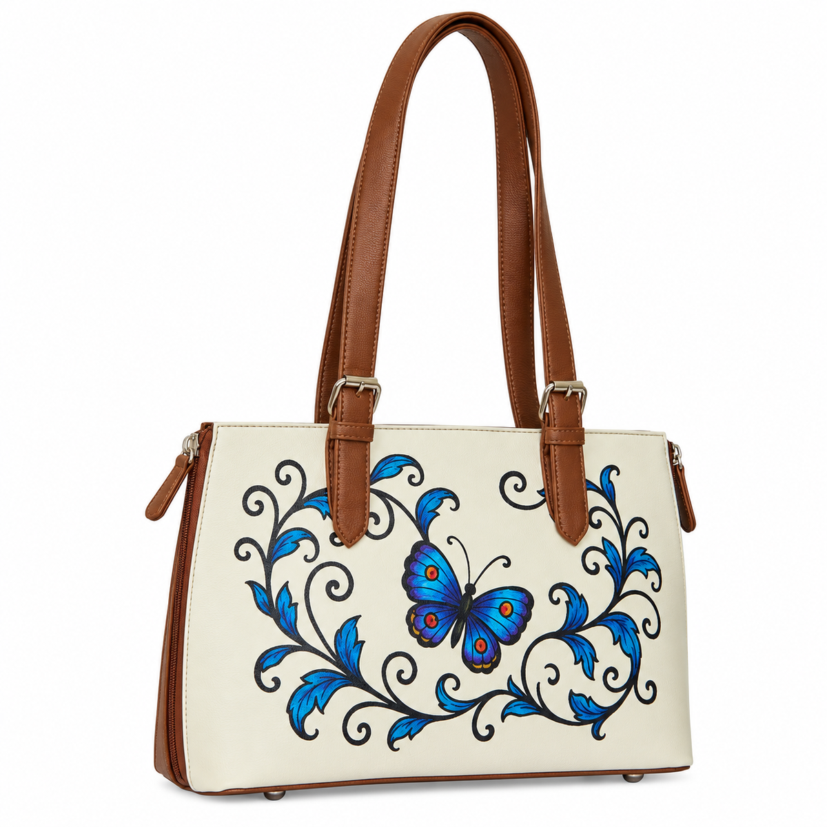 Tote Bag for Ladies'–  Women's Printed Vegan Leather Shoulder, Handbag & Top Handle Purse – Travel, Work & Daily Use