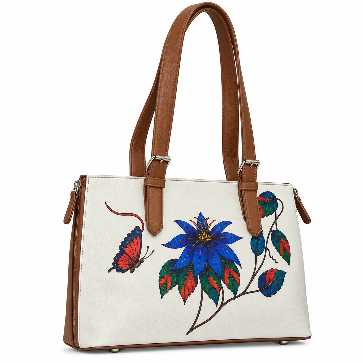 Tote Bag for Ladies'–  Women's Printed Vegan Leather Shoulder, Handbag & Top Handle Purse – Travel, Work & Daily Use