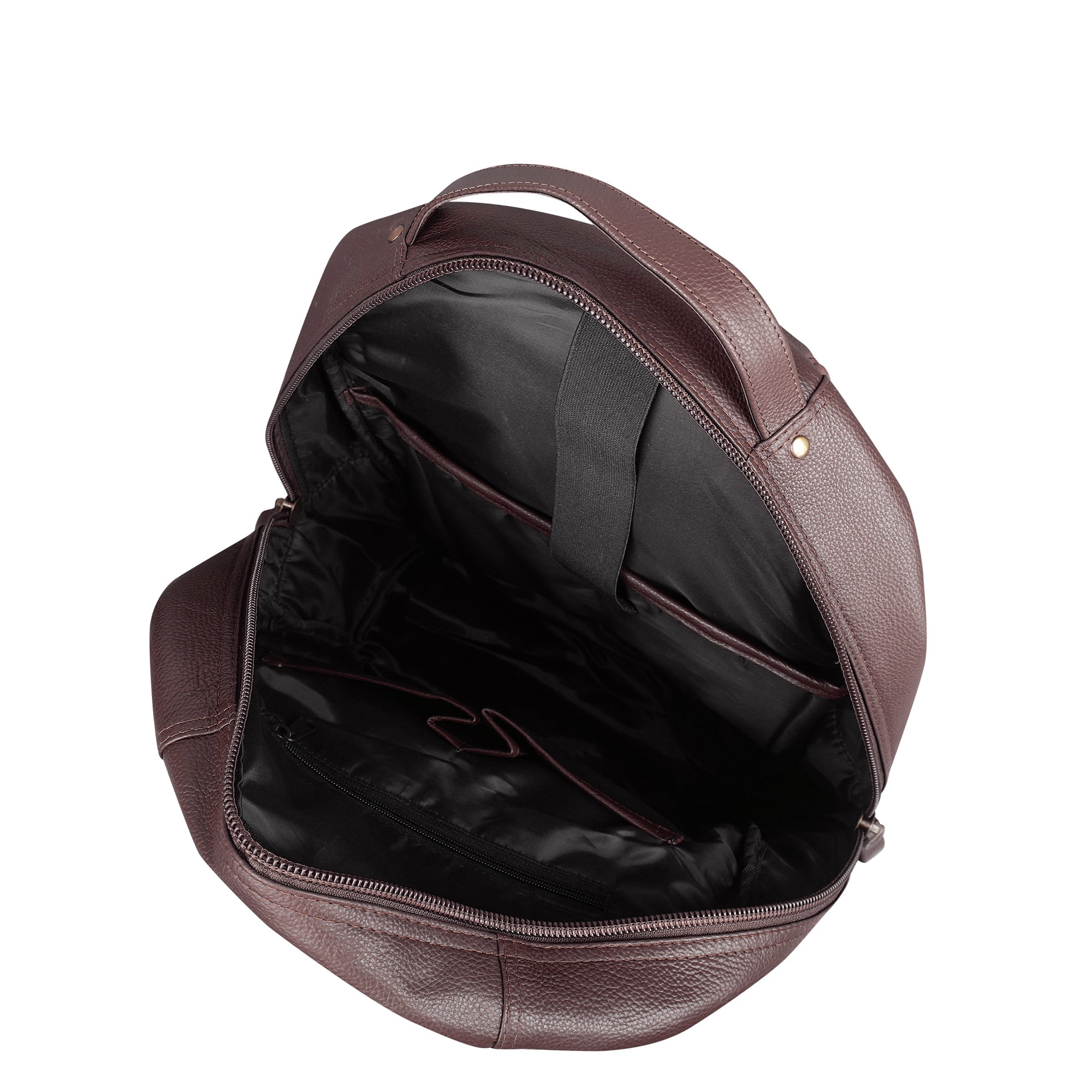 Genuine Leather Brown Backpack |16" H Travel Backpack for Women & Men | Multipurpose Daypack- Business, Office, Work, Gifting