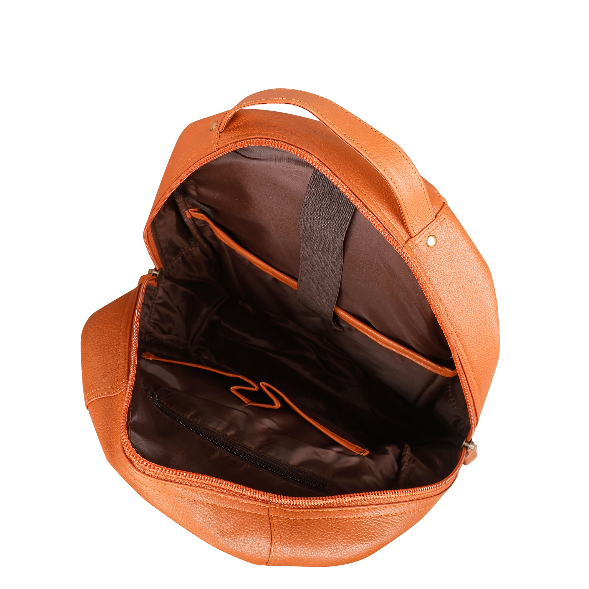 Genuine Leather Tan Backpack |16" H Travel Backpack for Women & Men | Multipurpose Daypack- Business, Office, Work, Gifting