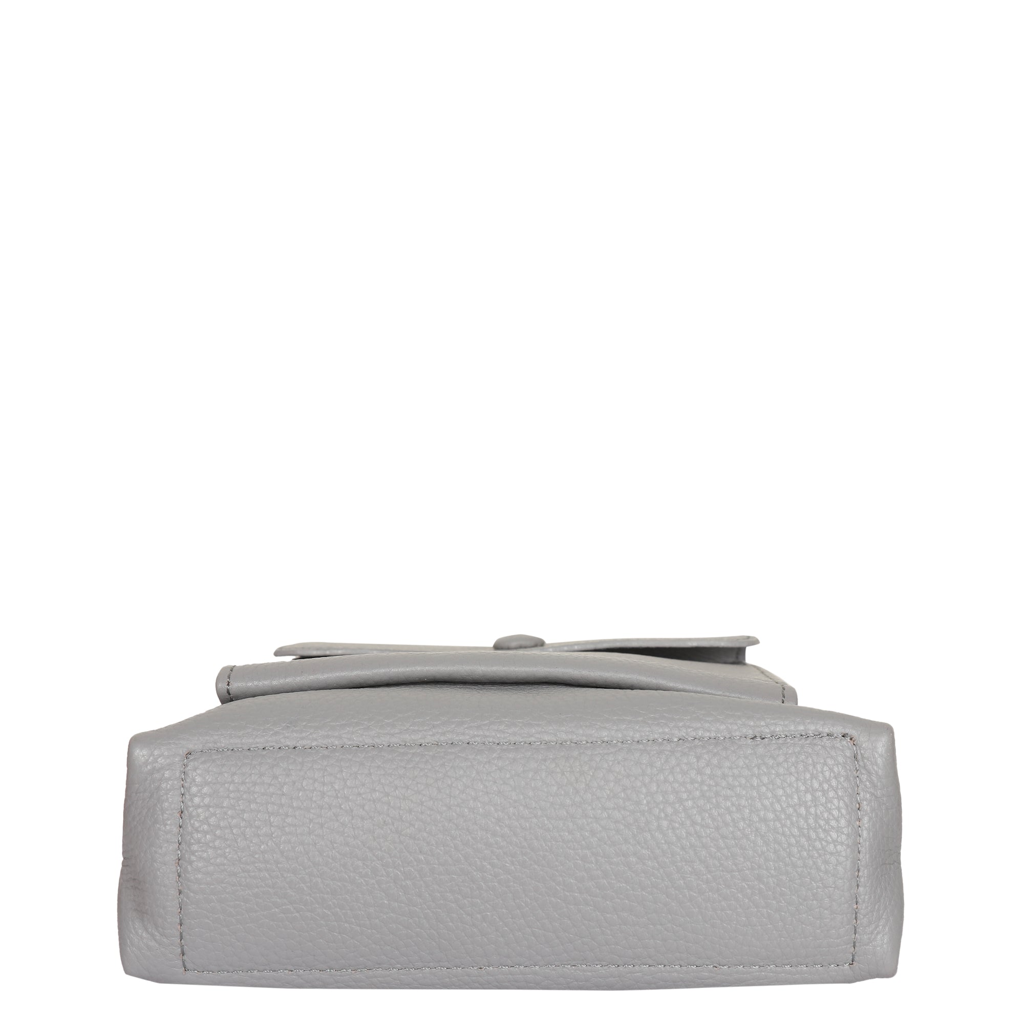 Leather Crossbody Shoulder Bag for Men & Women – Stylish Sling Messenger Bag for Work, Business, Travel & Everyday Use- Grey