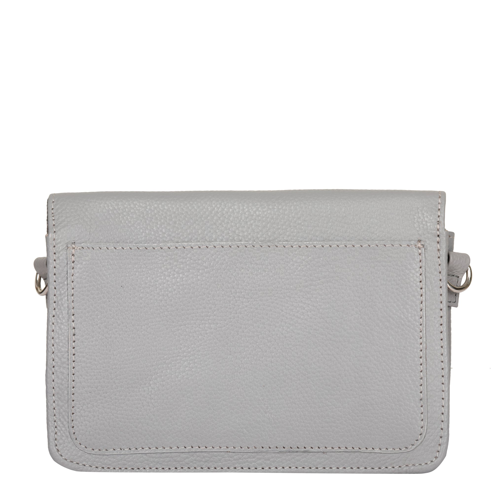 Genuine Leather Grey Crossbody Shoulder Bag for Men & Women – Sling Messenger Bag for Work, Business, Travel & Daily Use