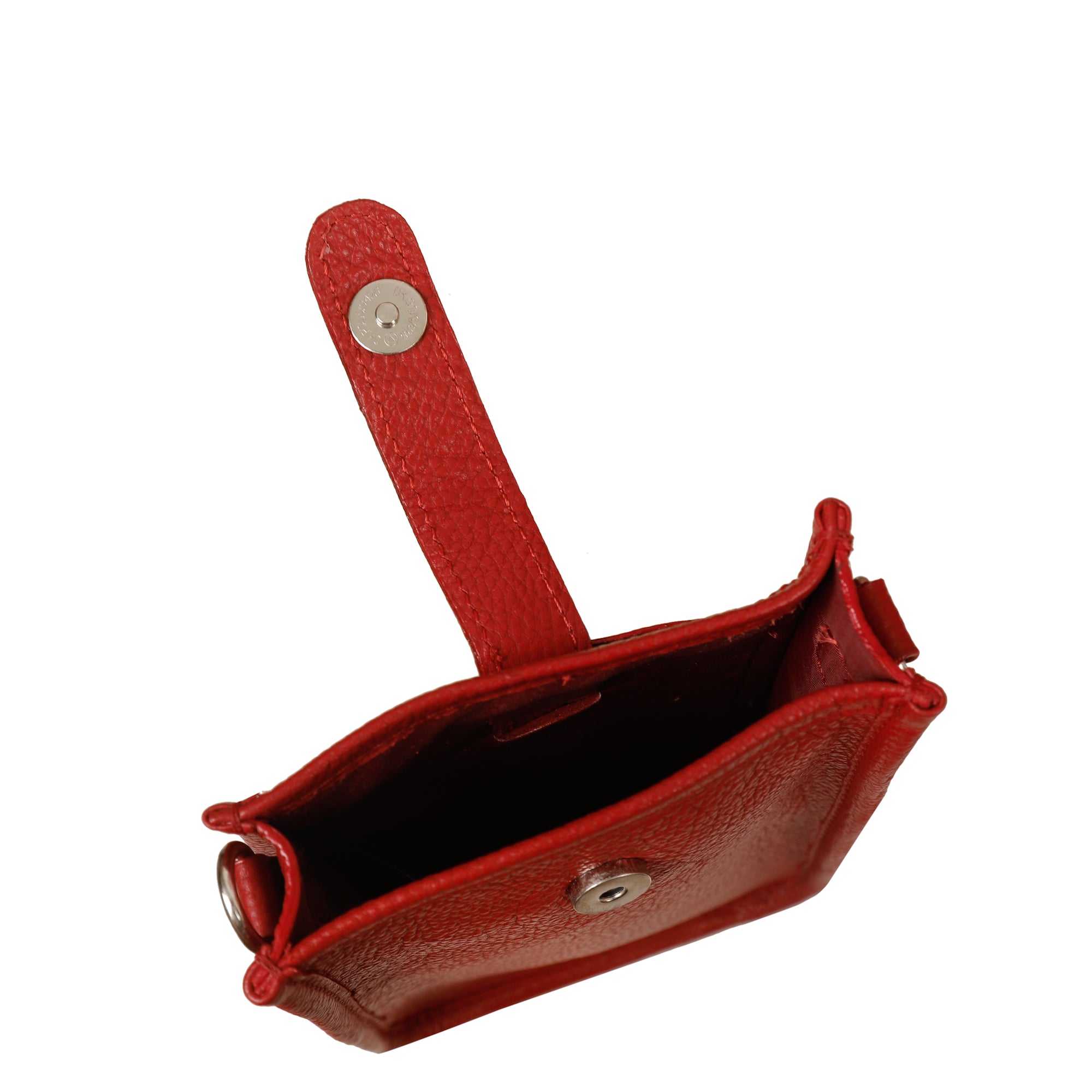 Red -Leather Crossbody Phone Sling Wallet Bag – Shoulder Messenger Bag for Daily Use, Work & Travel for Men and Women