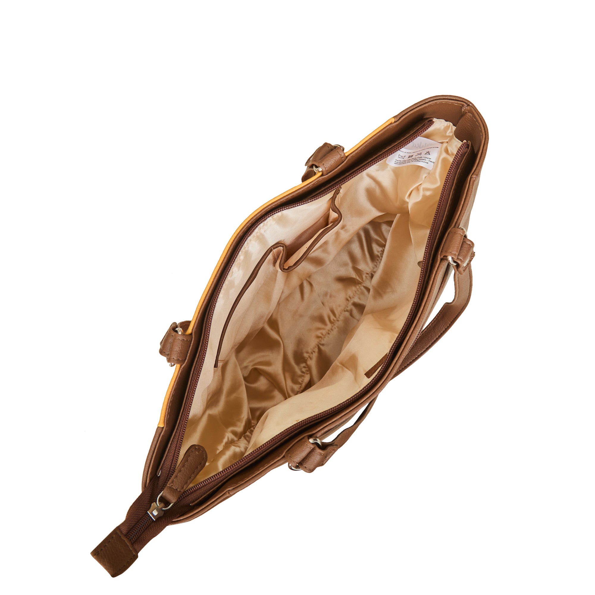 Genuine Leather Ladies' Shoulder Tote Bag– Printed Top Handle Handbag for Women – Work, Travel & Daily Use