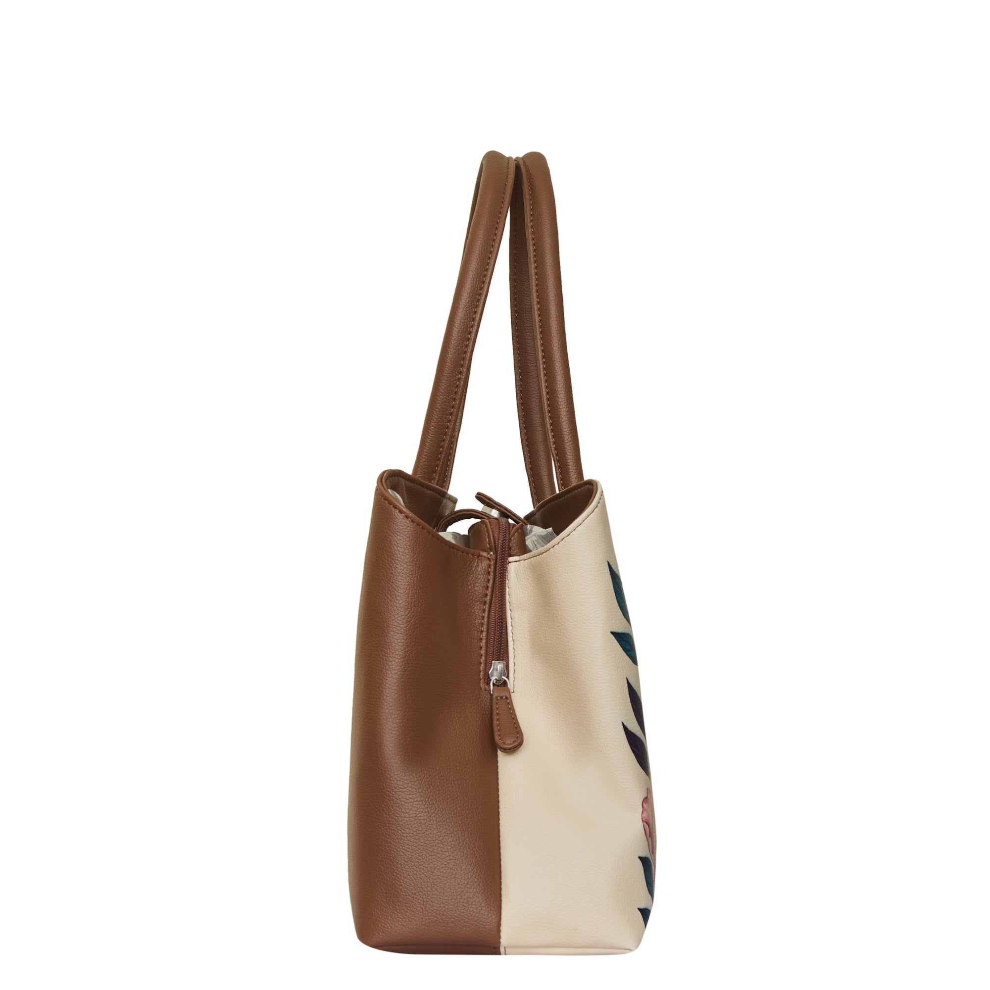 Genuine Leather Printed Carryall Tote for Women – Stylish Shoulder, Top Handle & Handbag for Ladies – Office, Work, Travel & Daily Use