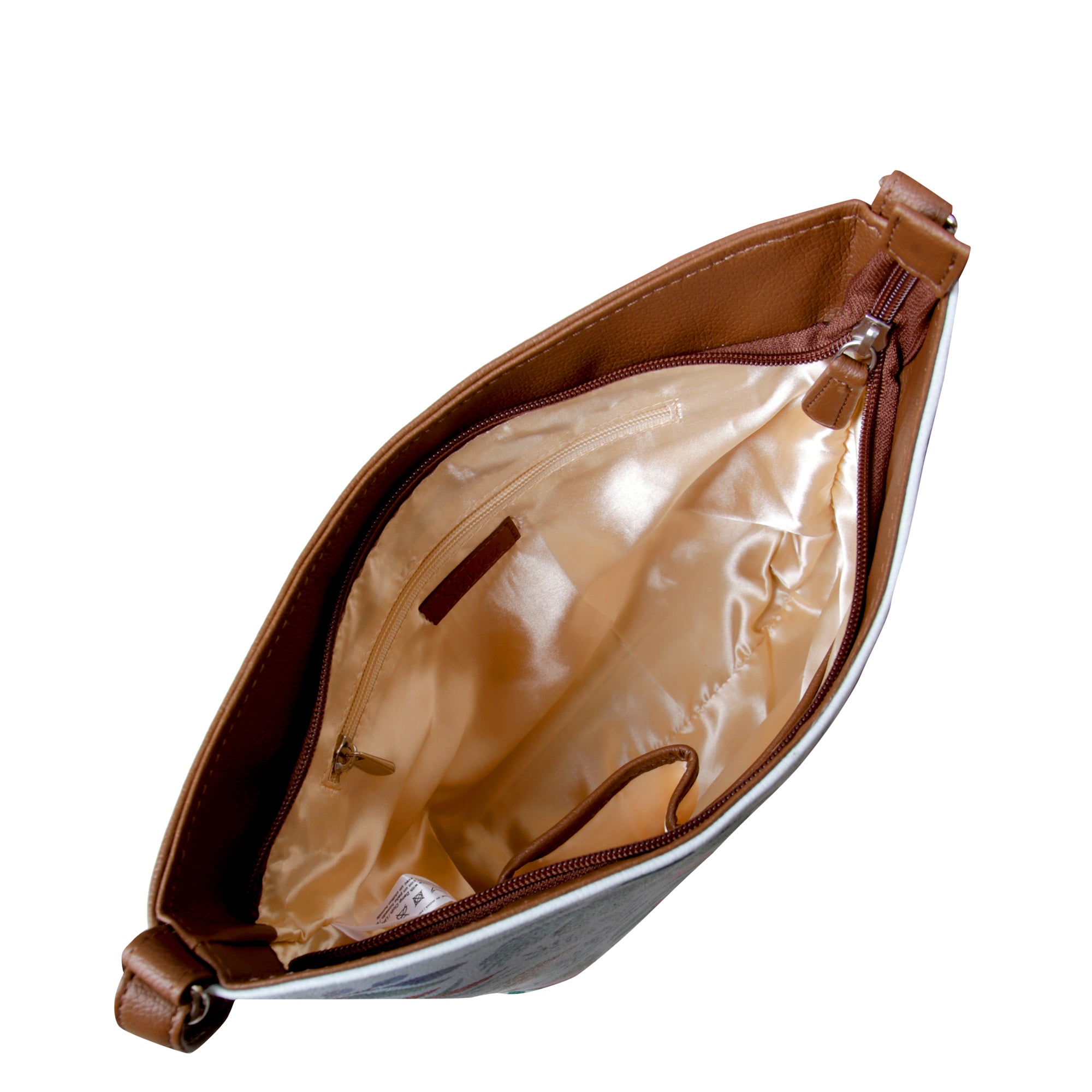 Printed Leather Crossbody Bag – Adjustable Sling & Over the Shoulder Bag for Women – Stylish Handbag & Travel Purse