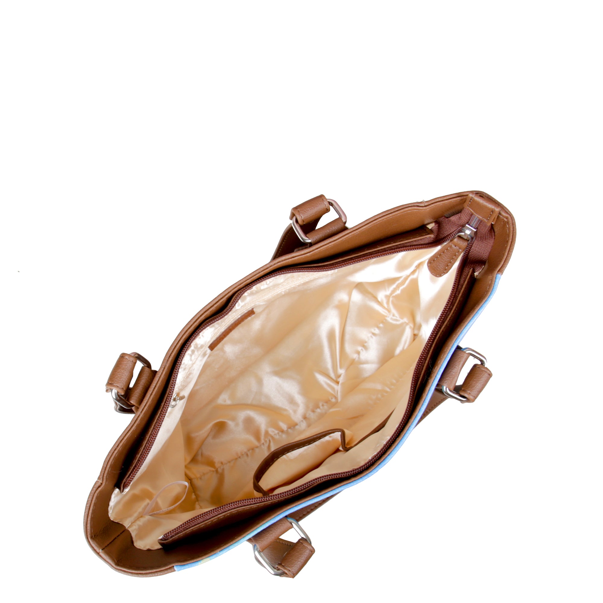 Ladies’ Printed Leather Shoulder Tote Bag– Handbag, Sling & Top Handle Purse – Ideal for Office, Travel & Everyday Use